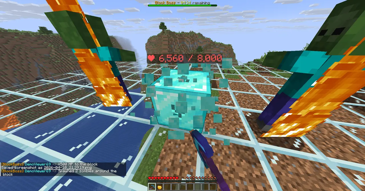 Block Boss gameplay screenshot showing 499+ coins