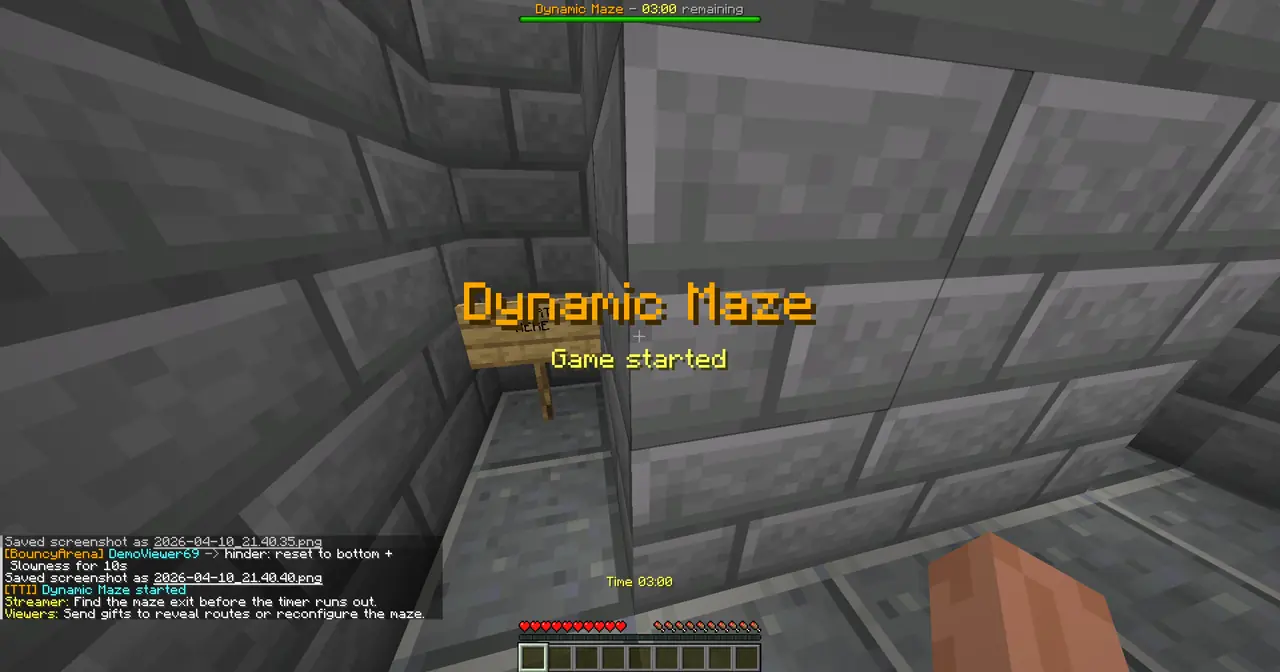 Dynamic Maze gameplay screenshot