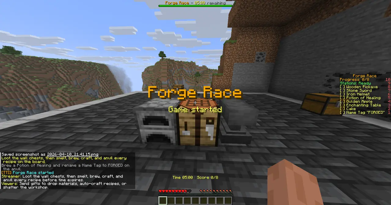 Forge Race gameplay screenshot