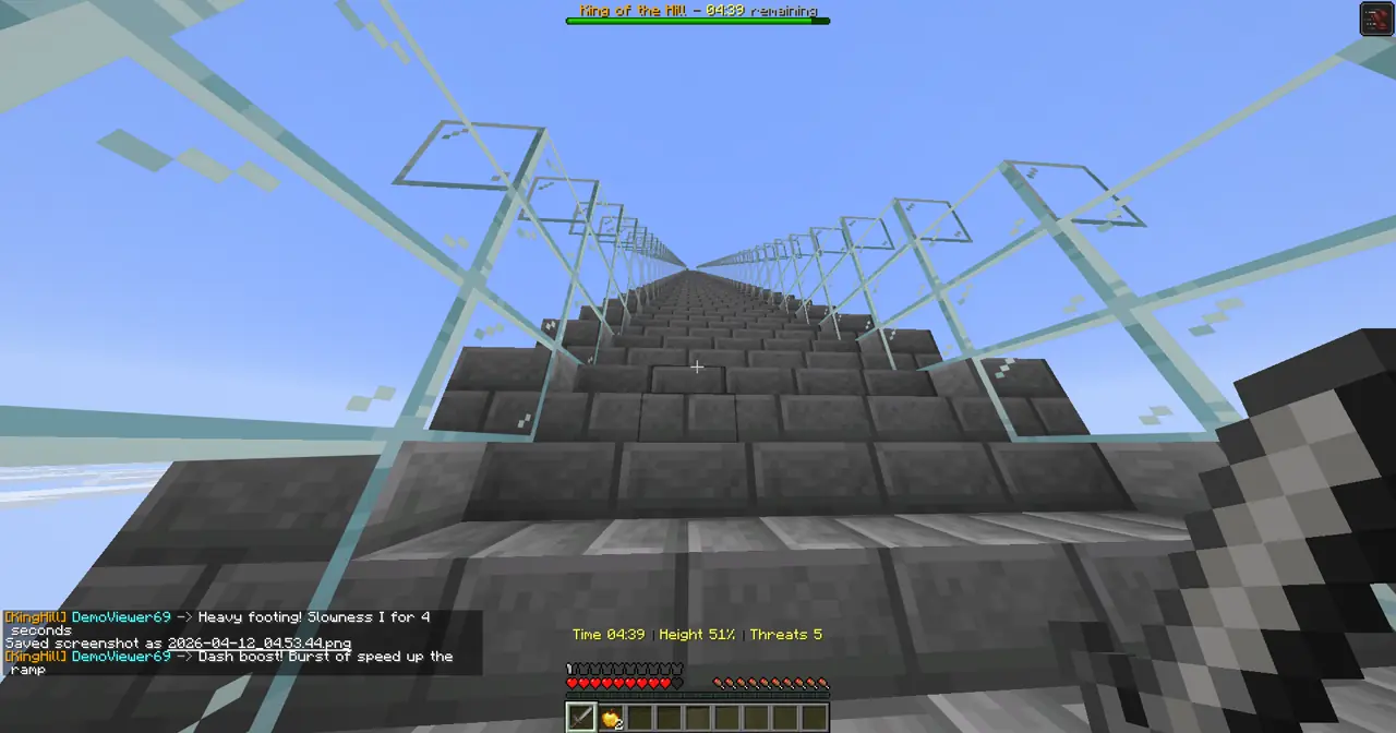 King of the Hill gameplay screenshot showing 99+ coins