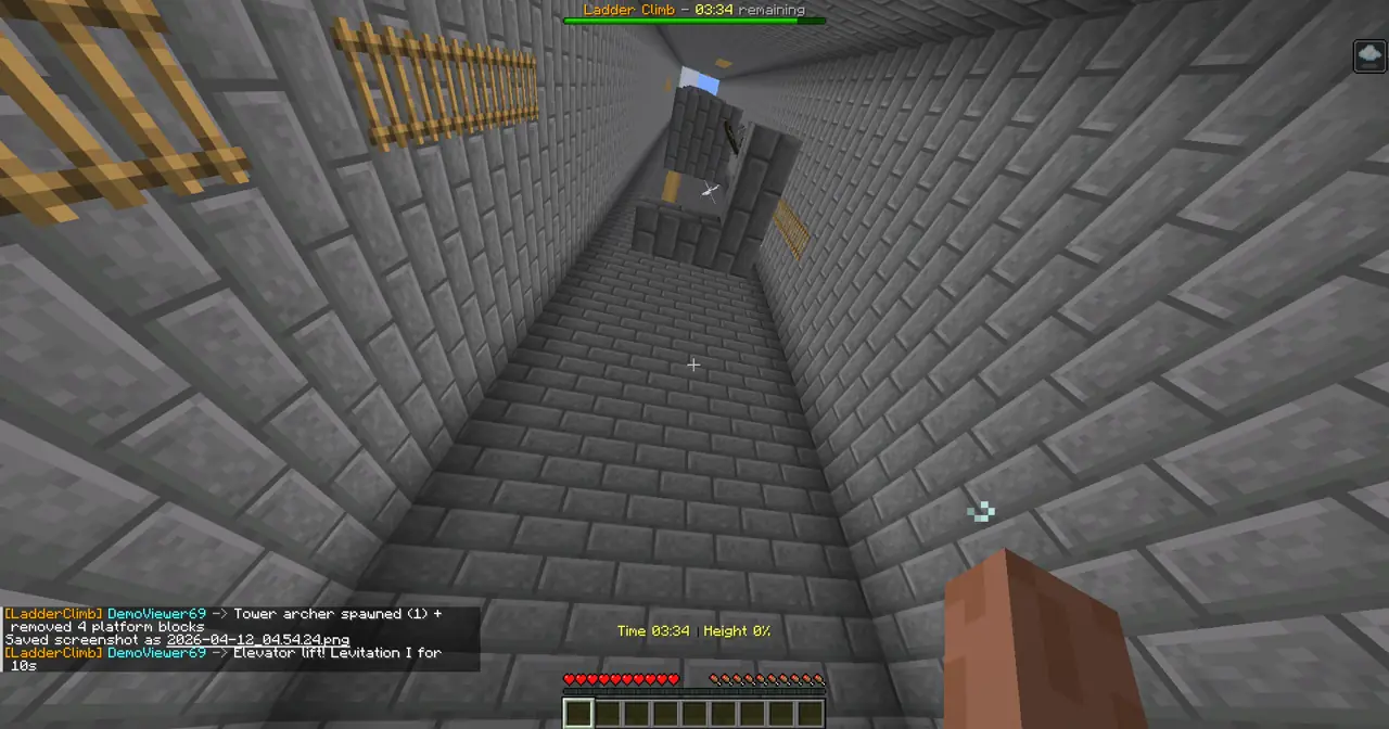 Ladder Climb gameplay screenshot showing 499+ coins