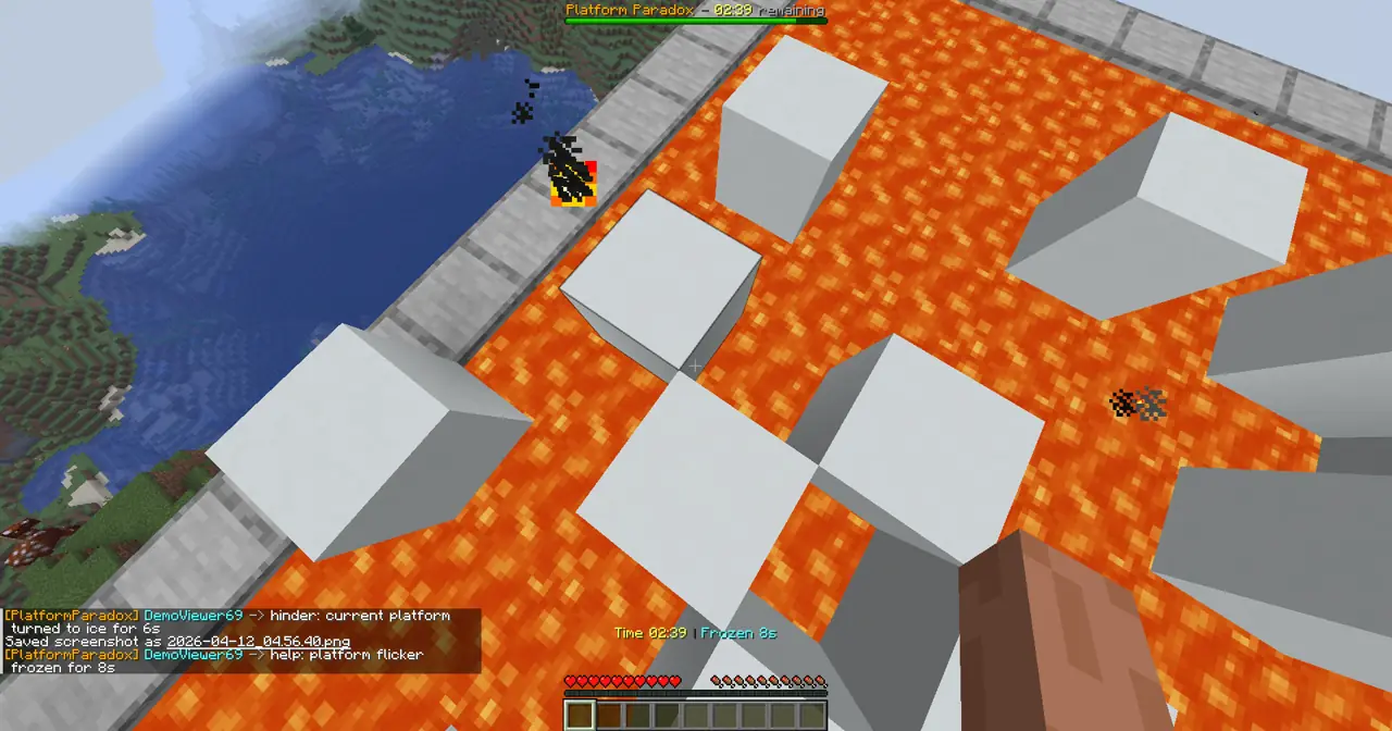 Platform Paradox gameplay screenshot showing 99+ coins