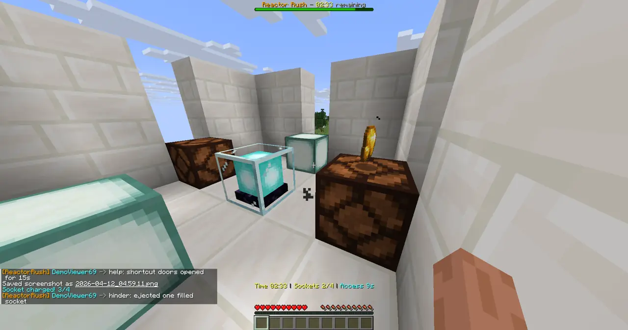 Reactor Rush gameplay screenshot showing 499+ coins