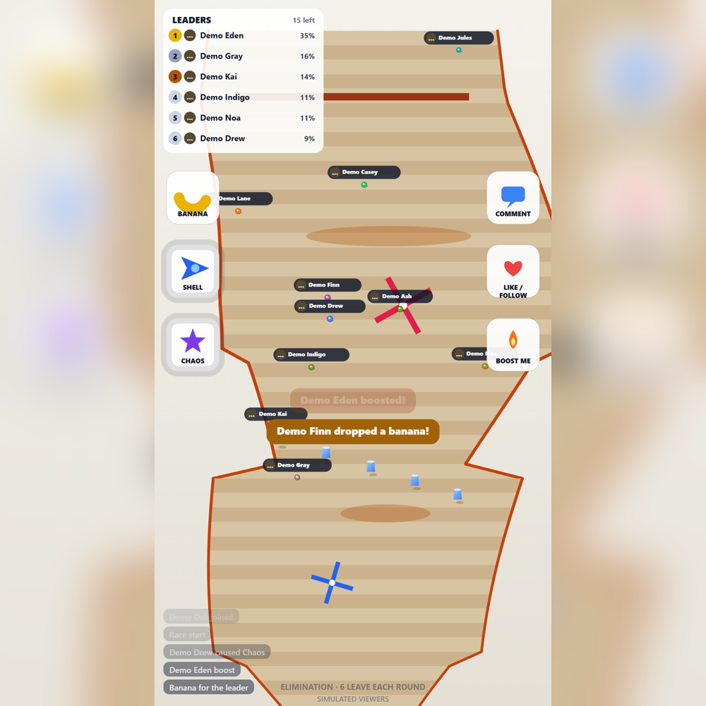 Marble Dash screenshot showing active play
