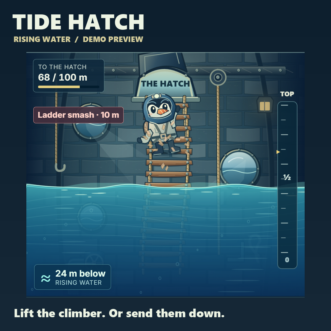 Tide Hatch screenshot showing mill smash