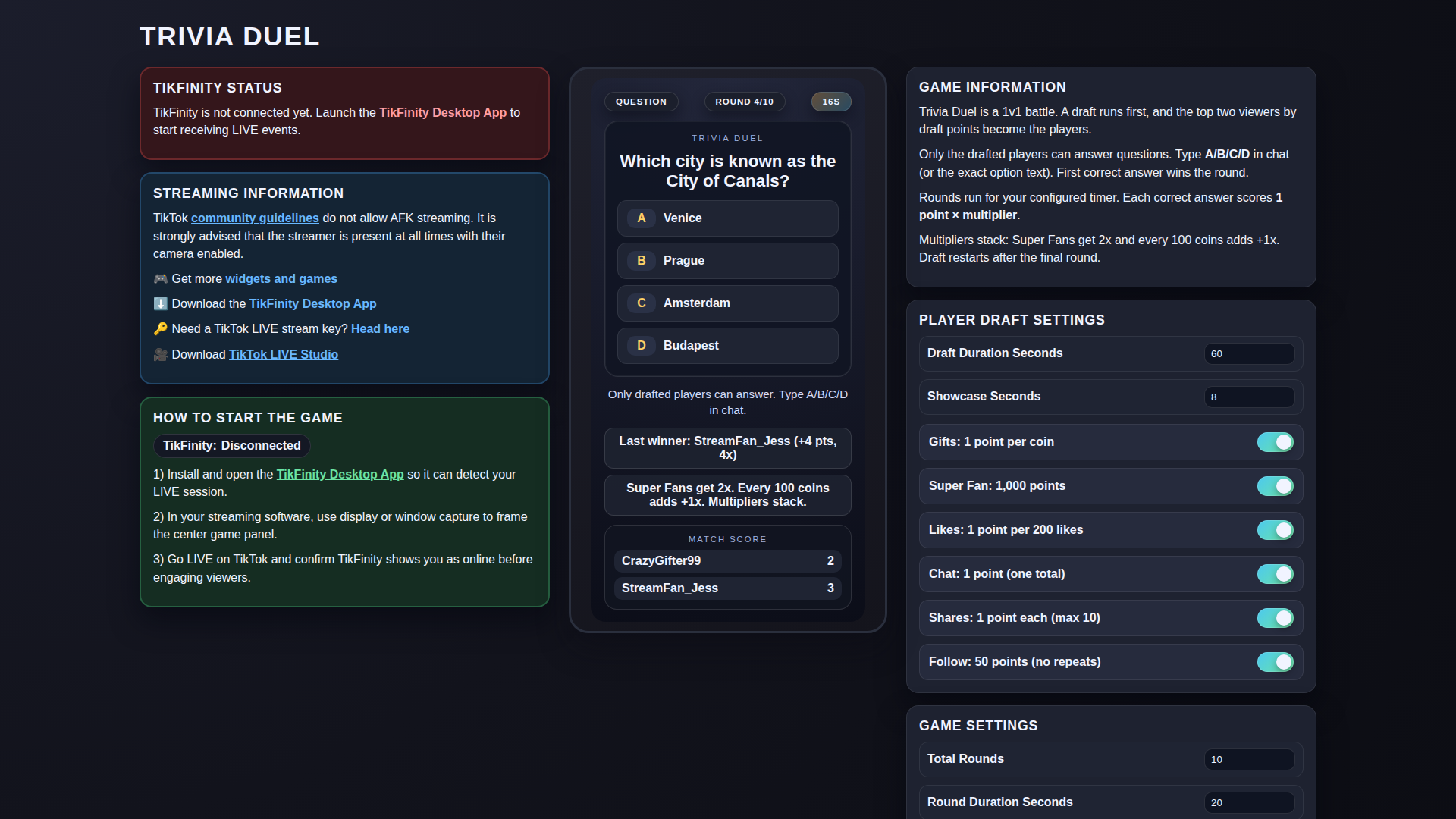 Trivia Duel hero screenshot showing question live