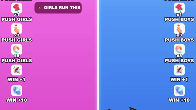 Boys vs Girls game preview