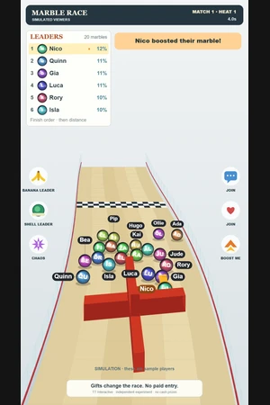 Marble Race game preview
