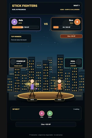 Stick Fighters game preview