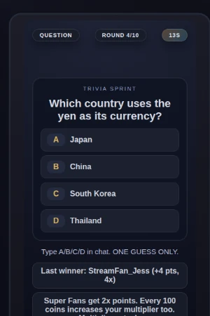 Trivia Sprint game preview