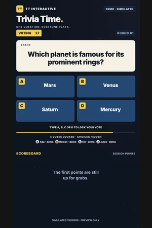 Trivia Time game preview